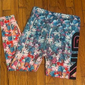 Colorful Graphic Print Leggings